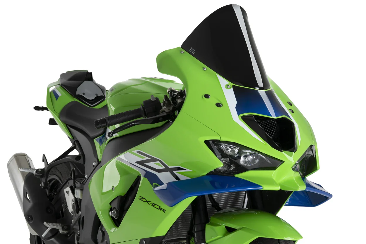 Puig R-Racer Windscreen Kawasaki ZX10R / ZX10RR 2021-2025 - Image 2