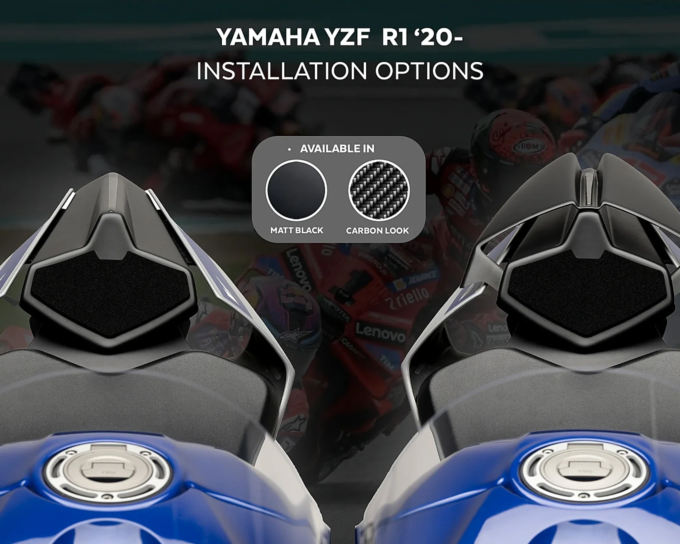 Puig Rear Seat Cowl Yamaha R1 - Image 3