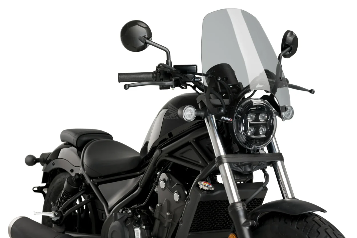 Puig Touring Naked New Generation Windscreen Honda Rebel 300 / 500 2017-2026 - Image 2