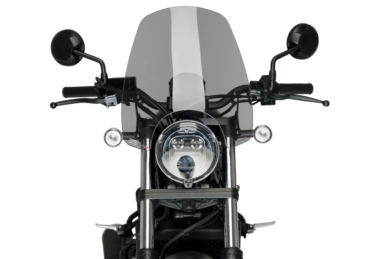 Puig Touring Naked New Generation Windscreen Honda Rebel 300 / 500 2017-2026 - Image 3