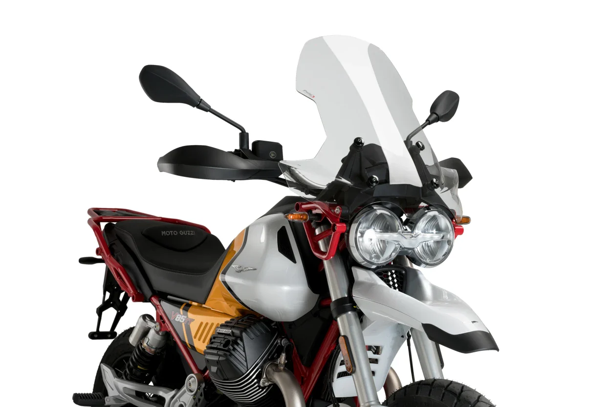 Puig Touring Windscreen Moto Guzzi V85 TT / Adventure / Travel 2019-2023 - Image 3