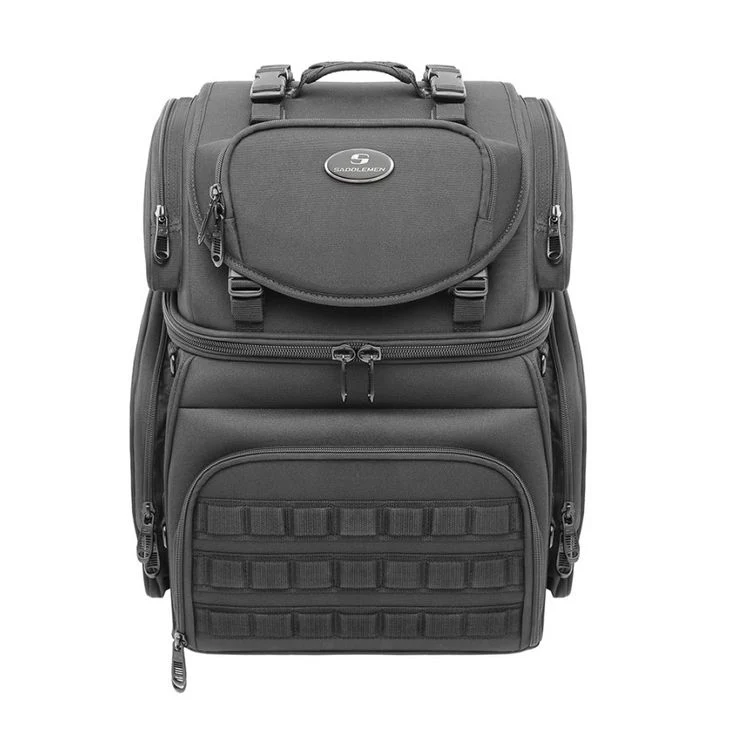 Saddlemen BR3400 Tactical Sissy Bar Bag ~ 3515-0202; Black, Size One Size (BLKOS) - Image 4