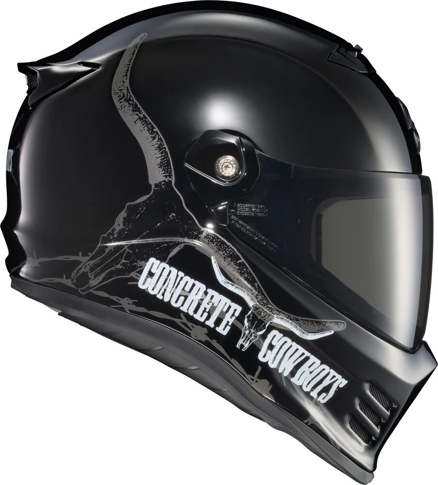 Scorpion Covert FX Concrete Cowboys Helmet - Image 2