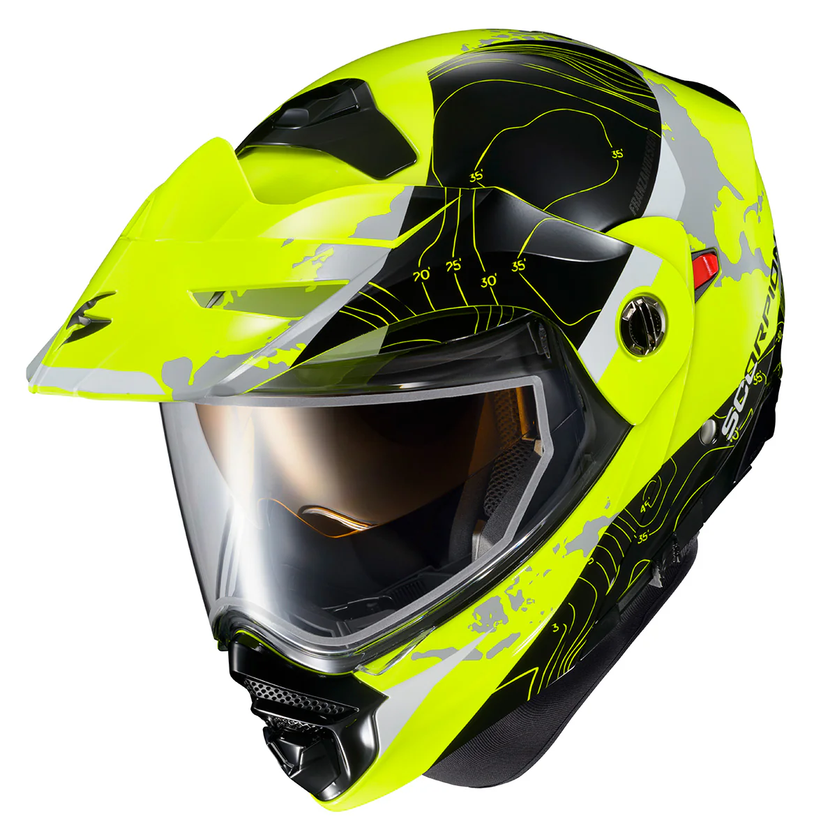 Scorpion EXO-AT960 Topographic Helmet with Dual Pane Shield - Image 5