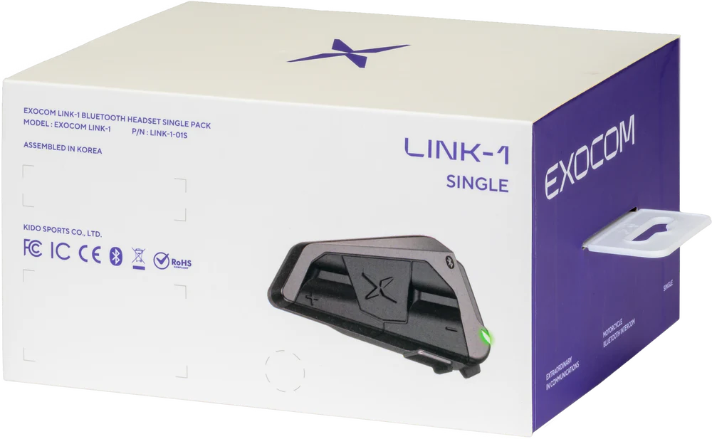 Scorpion Exocom Link 1 Bluetooth Comm - Single Kit - Image 2