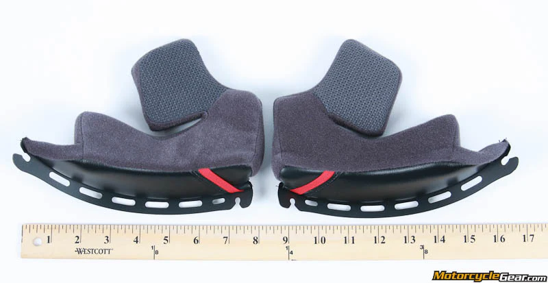 Shoei Hornet X2 Cheek Pads - Image 2