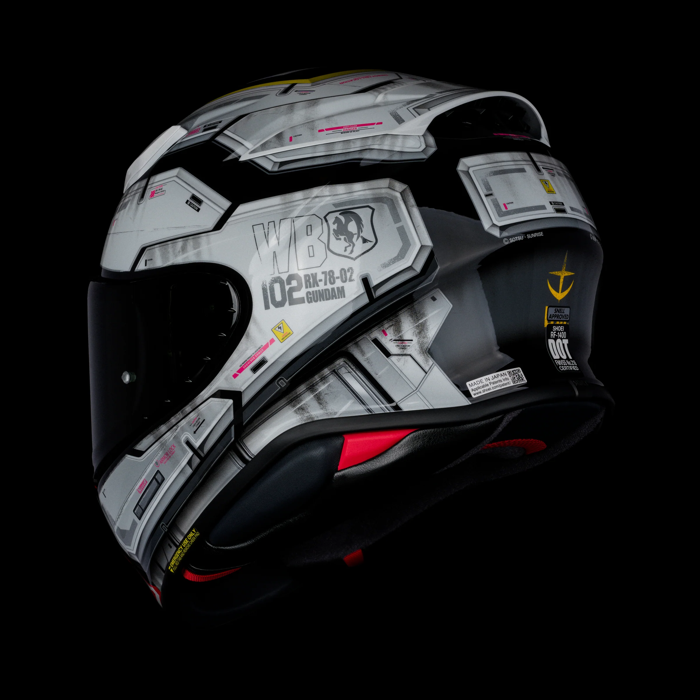 Shoei RF-1400 RX-78-02 Gundam Helmet - Image 10