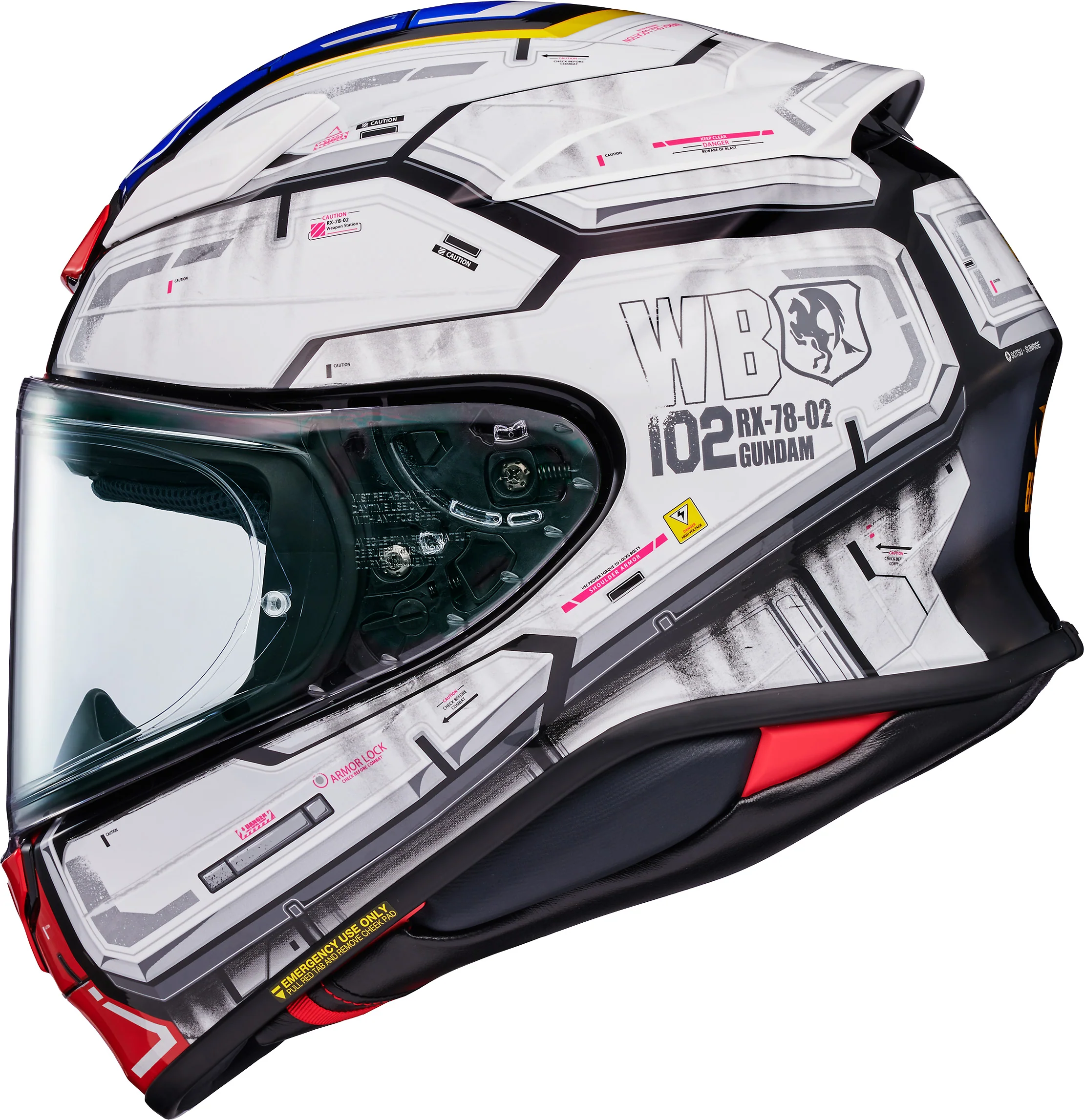 Shoei RF-1400 RX-78-02 Gundam Helmet - Image 4
