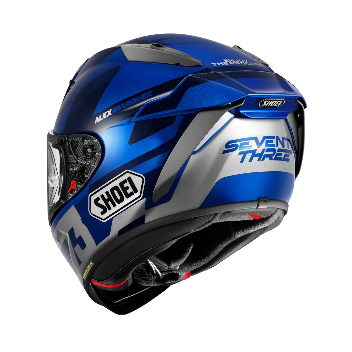 Shoei X-15 Alex Marquez 73 V3 Helmet - Image 3