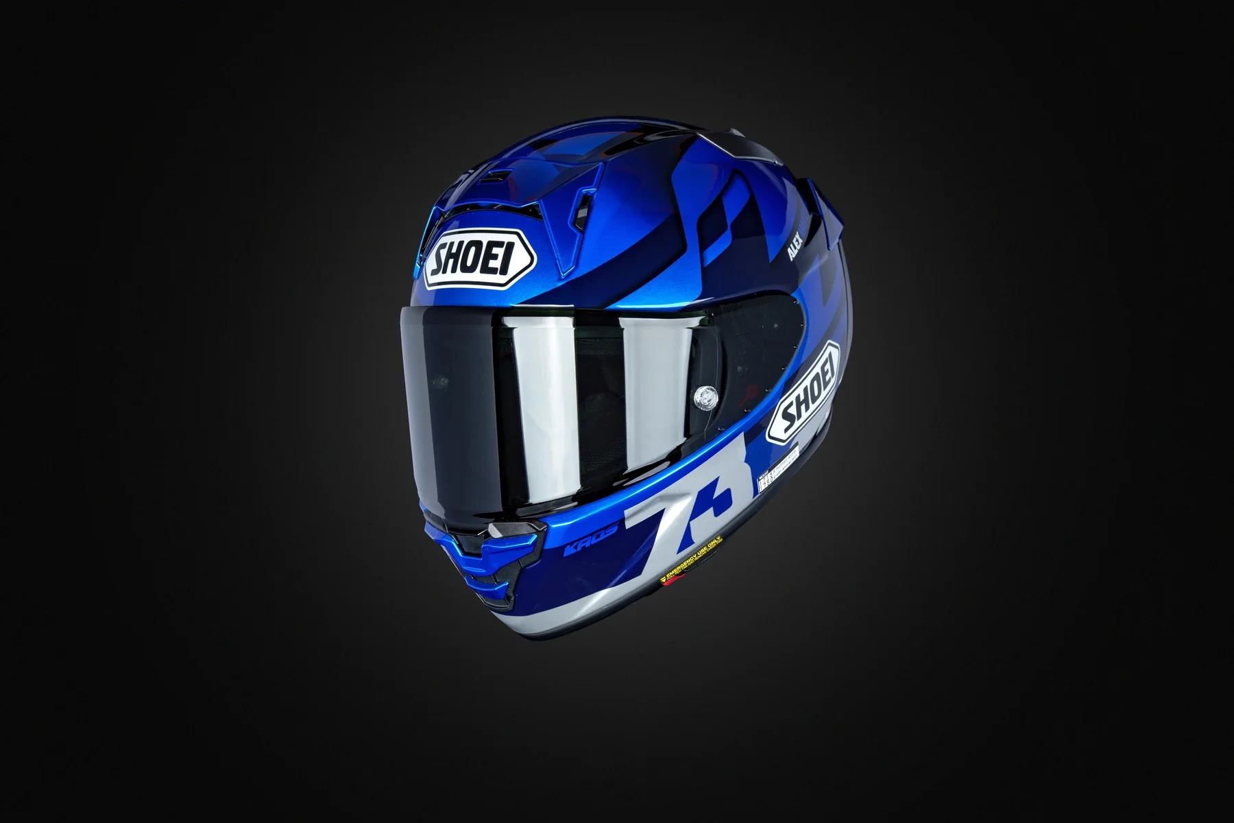 Shoei X-15 Alex Marquez 73 V3 Helmet - Image 4