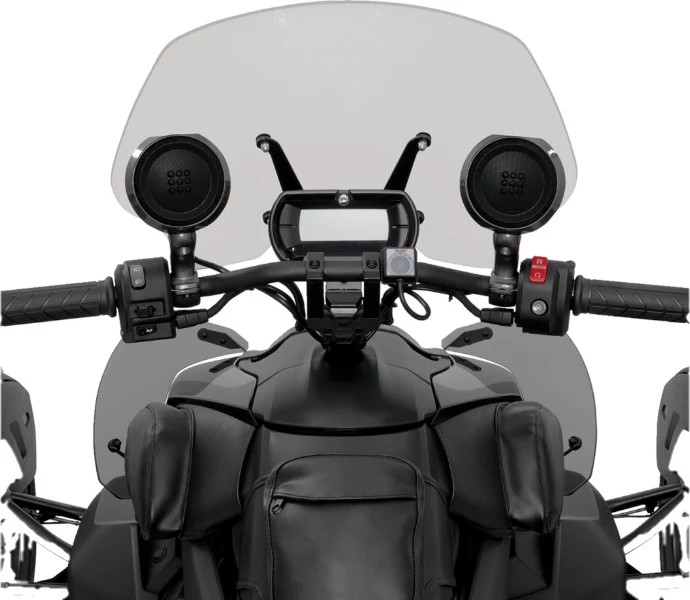 Show Chrome Perfect Storm Speakers by PowerBass for Can-am Ryker ~ 4405-0908; Black, Size One Size (BLKOS) - Image 2