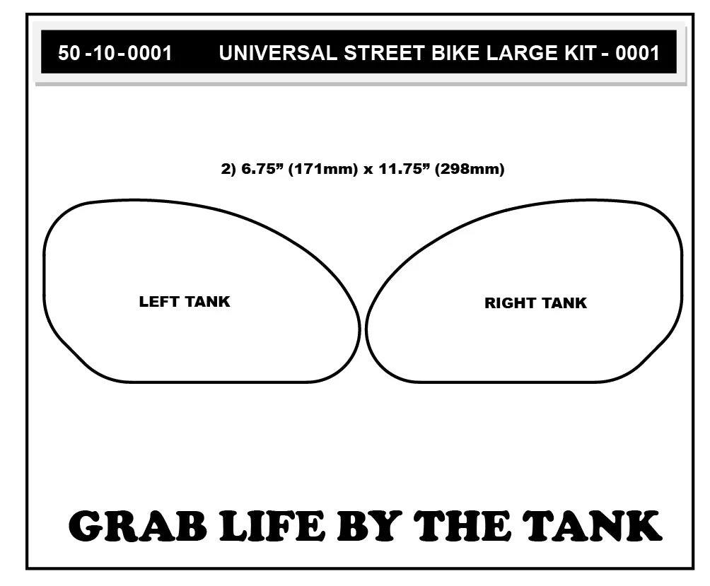 Stompgrip Universal Icon Streetbike Tank Pad - Image 3