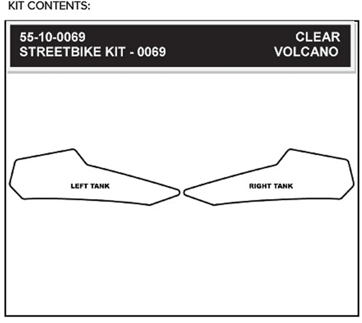 Stompgrip Volcano Tank Pad Ducati Hypermotard / Hyperstrada - Image 2