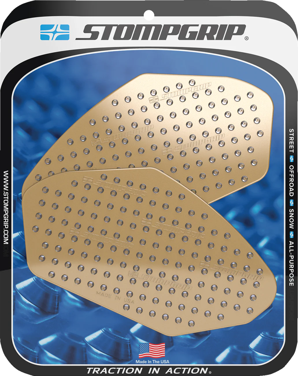 Stompgrip Volcano Tank Pad Kawasaki Ninja 650 / Z400 / Z650 2017-2024 - Image 2