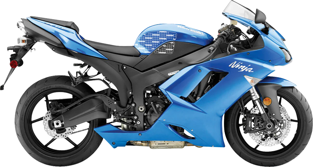 Stompgrip Volcano Tank Pad Kawasaki ZX6R 2007-2008 - Image 2