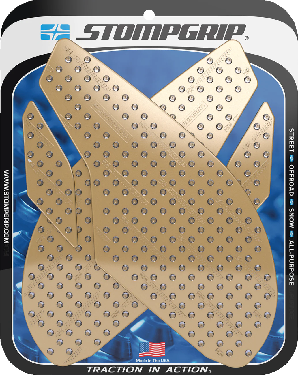 Stompgrip Volcano Tank Pad Triumph Daytona 675 / R / Street Triple / R 2013-2019 - Image 2
