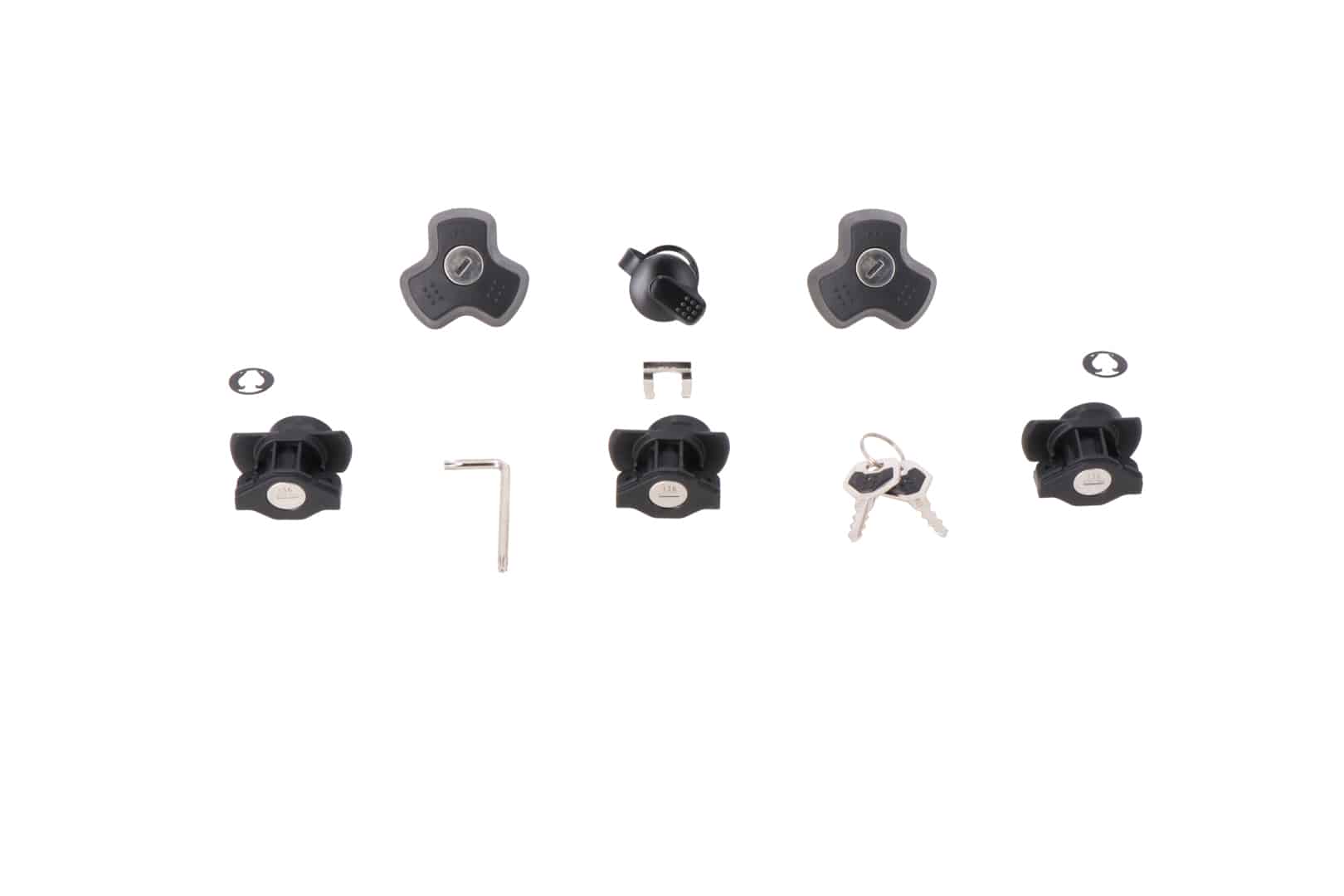 SW-Motech DUSC Lock Set - 3 Locks + 1 TRAX Lock Set + 2 Anti-theft Devices