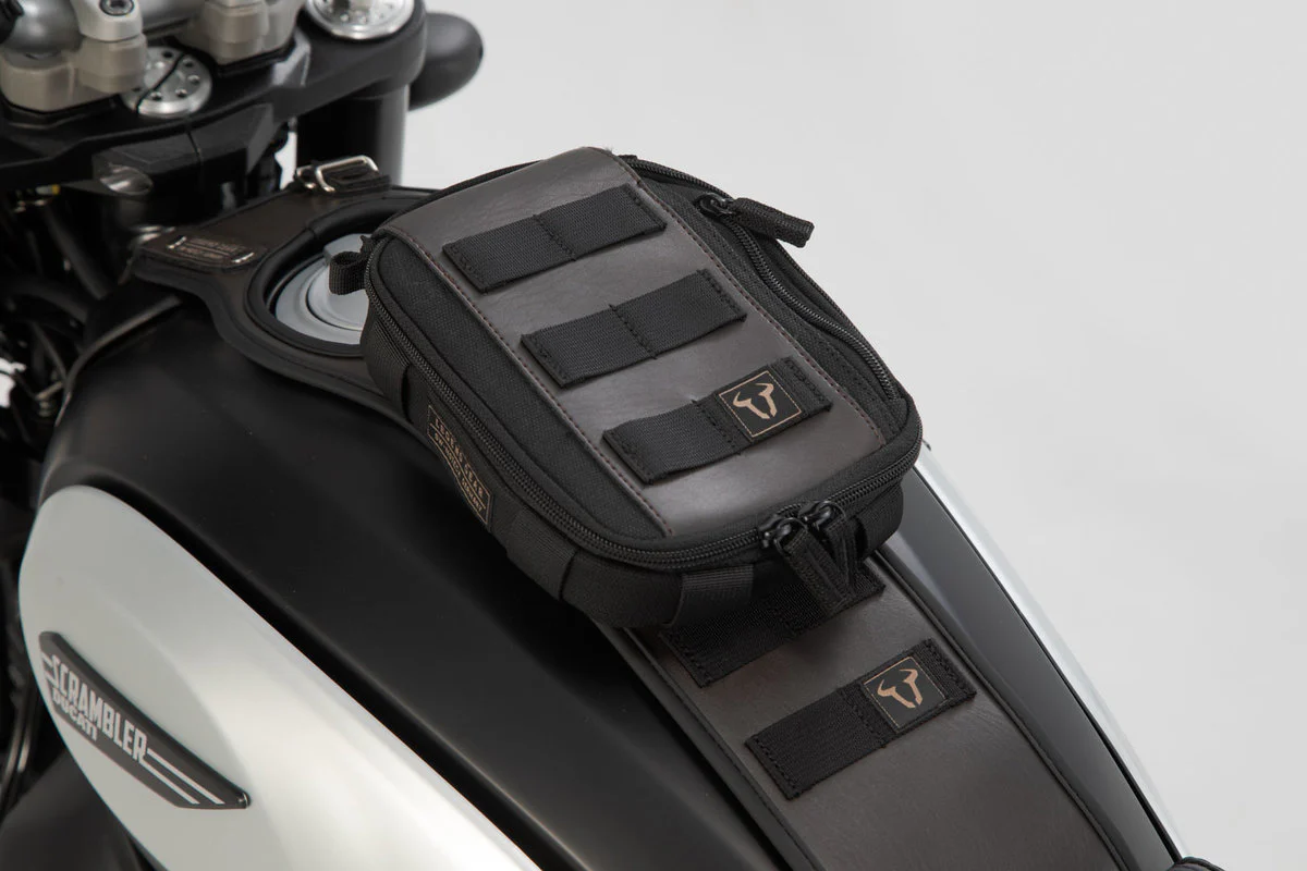 SW-Motech Legend Gear Tank Strap Set for BMW nineT Models (14-) with LA2 Accessory Bag