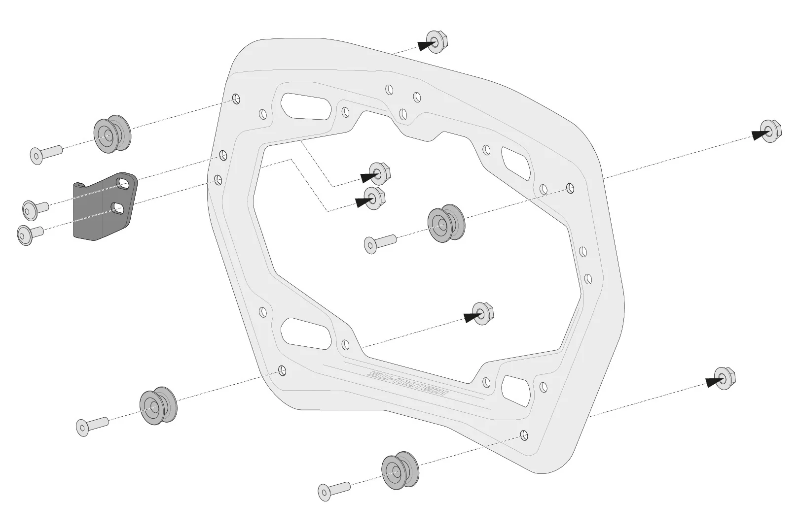 SW-Motech TRAX ADV Aluminum Case System - Yamaha Super Tenere 1200 '10-'20 - Image 4