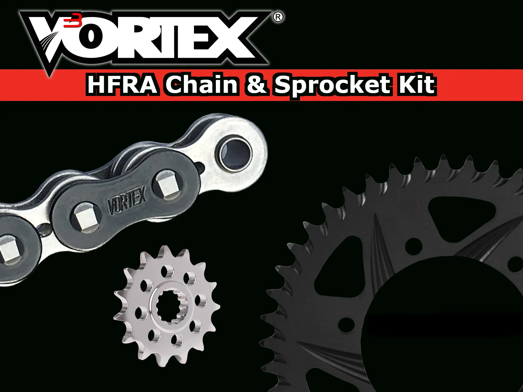 Vortex HFRA Chain and Sprocket Kit Yamaha FZ-10 / MT-10 2017-2026