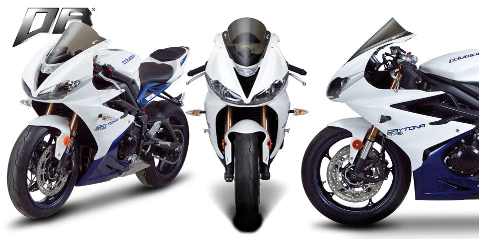 Zero Gravity Double Bubble Windscreen Triumph Daytona 675 / 675R / 765 Moto2 - Image 4
